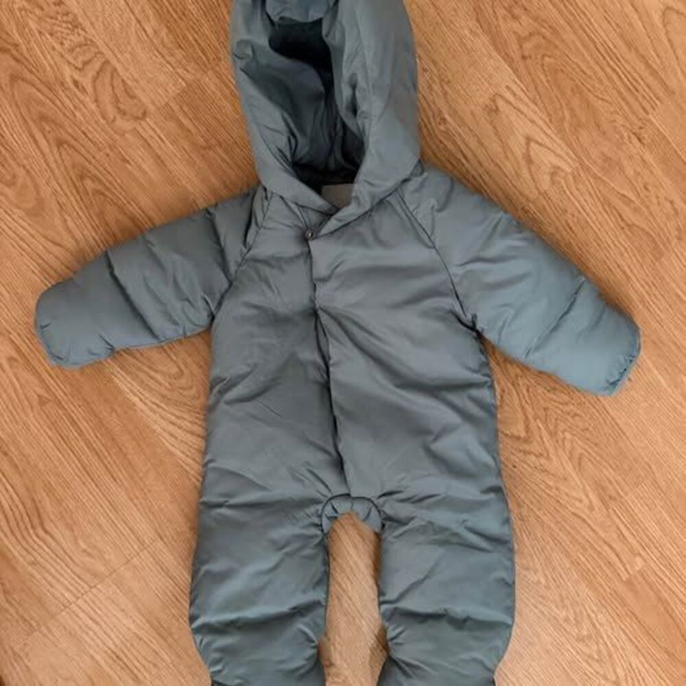 Zara Baby Blue Snowsuit 1-3M